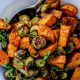 Recipe: Roasted Sweet Potatoes and Brussels Sprouts